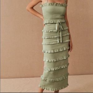 V. Chapman Lily Dress Sage 2
